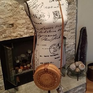 Rattan Fancy CANTEEN Purse-NEW!